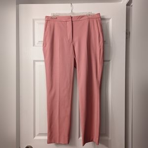 Cropped salmon zara dress pants